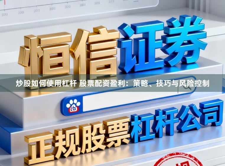 炒股如何使用杠杆 股票配资盈利:策略、技巧与风险控制