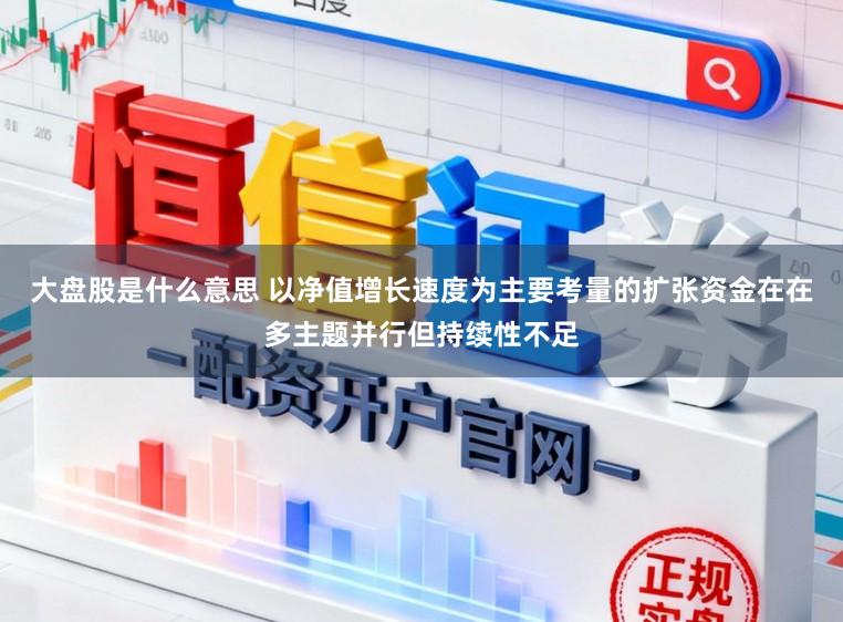 大盘股是什么意思 以净值增长速度为主要考量的扩张资金在在多主题并行但持续性不足
