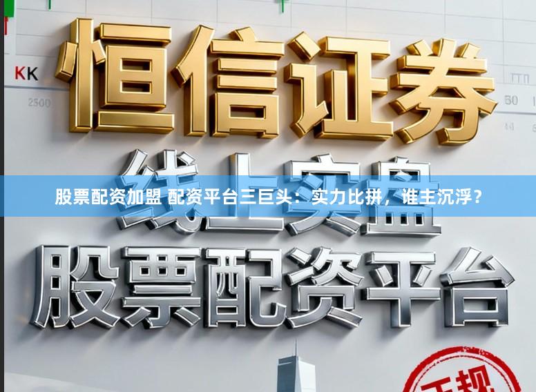 股票配资加盟 配资平台三巨头：实力比拼，谁主沉浮？